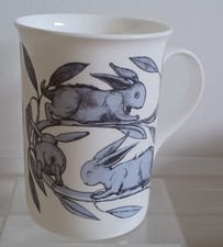 V & A William De Morgan Rabbits Running Along A Branch Mug