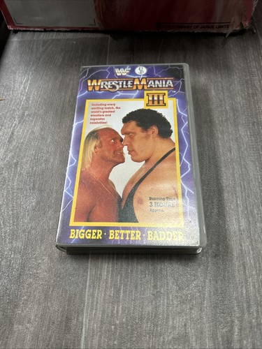 Wwf wrestlemania vhs video - vhs,