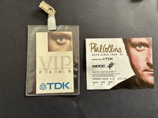 Phil Collins Ticket And VIP Pass 1994