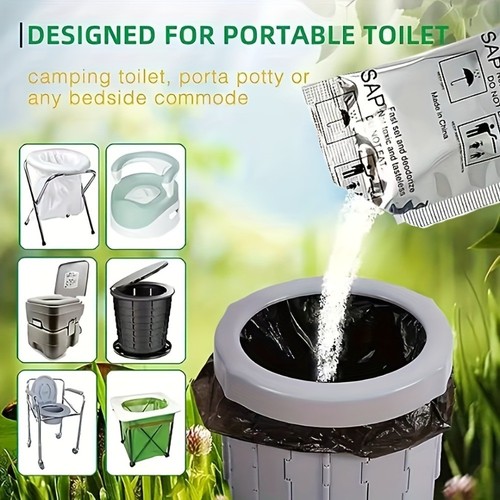 Pcs camping toilet poo - 10/20,