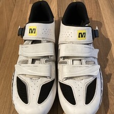 Mavic Ksyrium Elite Road Cycling Shoes Size UK 7.5 White Black