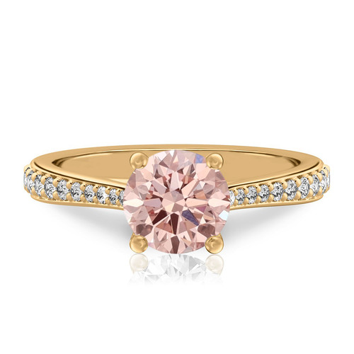 Yellow gold ring igi lab - yellow,