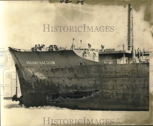 1968 press photo tanker - photo, socony