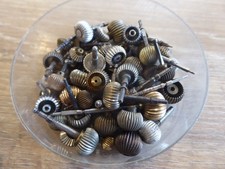 USEFUL LOT OF ANTIQUE POCKET WATCH CROWNS & STEMS FOR THE WATCHMAKER