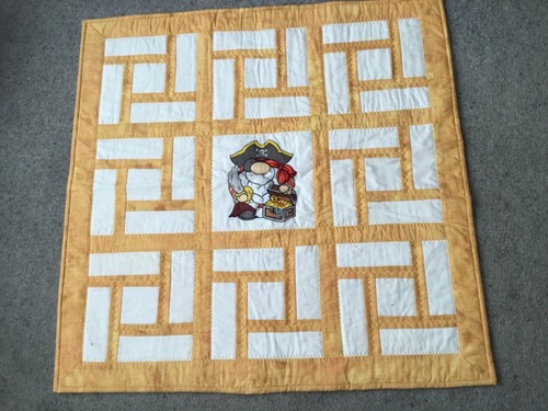 Handmade patchwork baby quilt - baby,