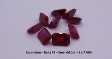 Corundum  Ruby 8# EMERALD  Cut
