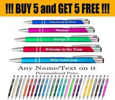 Personalised Laser Engraved Pen - Custom Message, Promotional Gift, High Quality