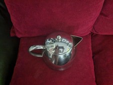 art deco teapot chrome