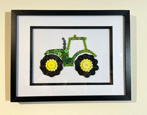 Tractor button picture - picture, in