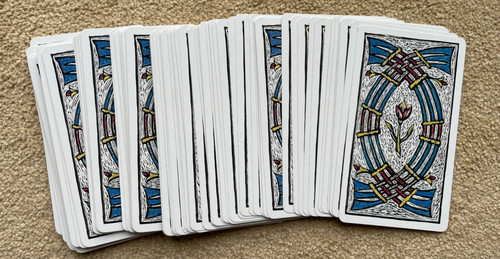 Tarot cards made - made, in