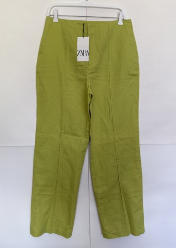 Zara women wide leg - women, lime