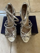 Werner Kern Eva Silver Dance Shoes - Size 6.5UK