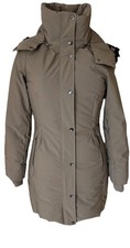 Zara Taupe Fitted Down Puffer