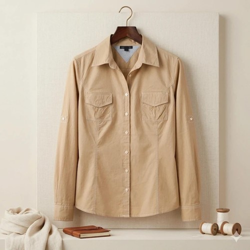 Tommy hilfiger beige shirt - tommy, uk