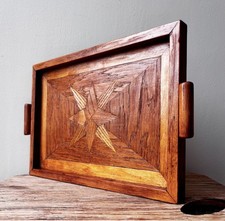 Vintage Art Deco Marquetry