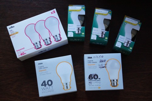 Job lot led - x, asda
