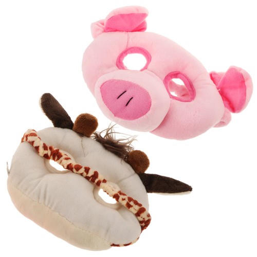 Pcs pig deer party masks - 8,