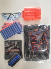 UWANTME Kids Tactical Vest Kit for Nerf Guns and Strike with Refill Darts