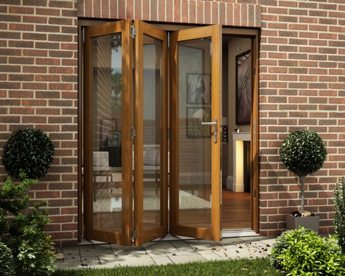 Oak folding sliding bifold - oak,