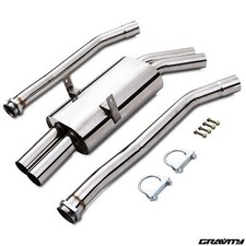 2.5" STAINLESS EXHAUST SYSTEM SILENCER BACK BOX FOR BMW 3 SERIES E36 M3 3.0 3.2