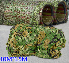 Heavy Duty Army Camouflage Net Camo Netting Cover Outdoor Woodland Hiding 4x6M