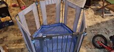 play pen for babies and toddlers or for pet, metal with safety gate, foldable