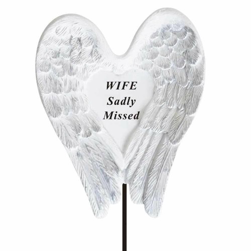 Sadly missed wife - missed, wings