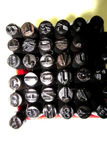 36pc number and letter steel - and,