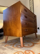 MCM Danish Preben Sørensen For Randers Møbelfabrik Teak Chest Of Drawers - Retro