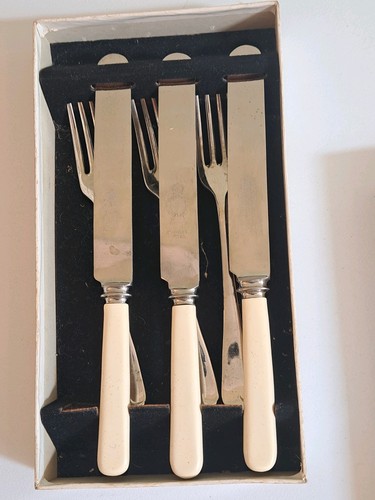 Vintage table knife fork - vintage,