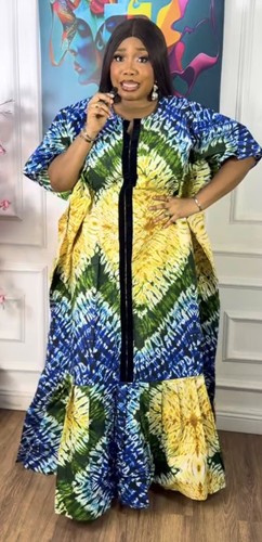 Multiple colours ankara dress - multiple,