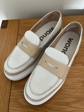 Wonders Loafers White / Carmel says size 38 but fits 39/40 quite wide