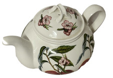 Portmeirion Pomona Teinton Teapot 1.2L Fruit Pattern Ceramic Made in Wales