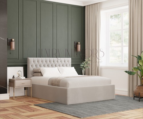 Ottoman storage bed - ottoman, frame