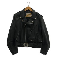 Schott NYC Men's Perfecto Double Riders Motorcycle Jacket Black Size 40 Used