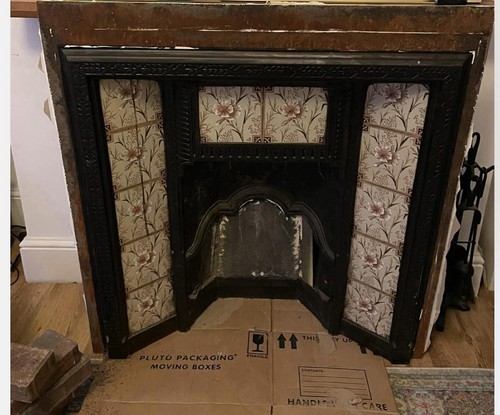 Antique cast iron tiled - antique,