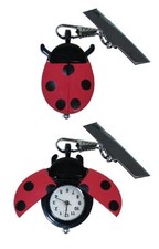 Red & Black Ladybird Fob Watch NEW - Quality FREE GIFT BAG - Free P&P!