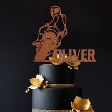 Custom Biker Birthday Cake