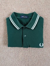 Fred Perry Men's Green Mesh