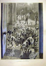 Old Antique Print 1887