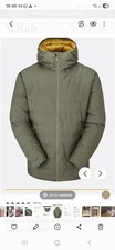 Rab Mens Valiance Jacket Size Medium, Light Khaki Colour