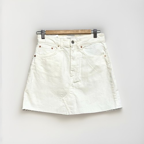 Zara womens mini skirt white - zara,