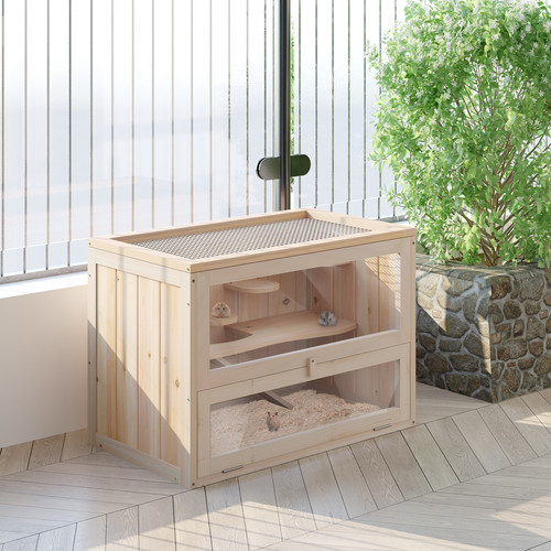 Wooden hamster cage mice - wooden,