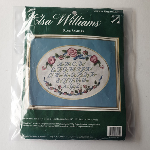 Elsa williams rose - rose, sampler