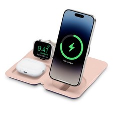 NIMBLE FOLD 3-IN-1 MAGSAFE CHARGING STATION STAND DOCK IPHONE AIRPODS WATCH