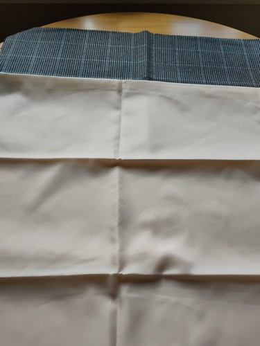 Wool remnant and peach - wool,