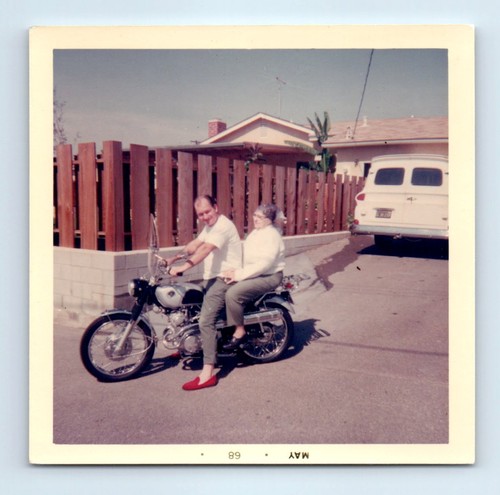 Old vintage square color photo - old,