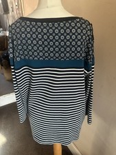 Ladies Maine Blue White Stripe