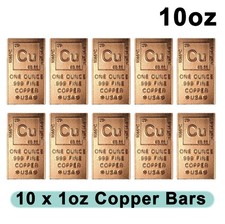 Set of 1oz Copper Elemental