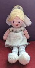 Knitted Fairy Angel Doll Hand Knitted 55 Cm